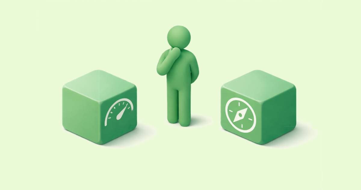 Strategic planning concept with AI agents and business efficiency metrics visualization